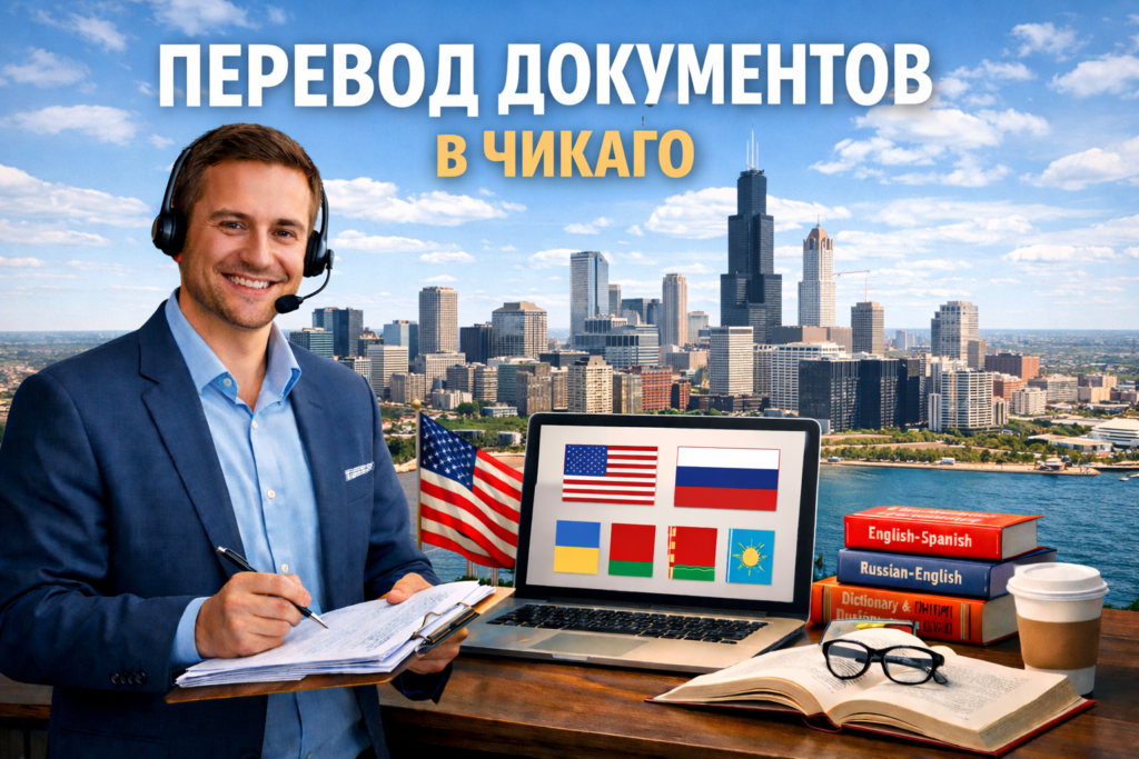 Перевод документов в Чикаго Иллинойс (Chicago Illinois)