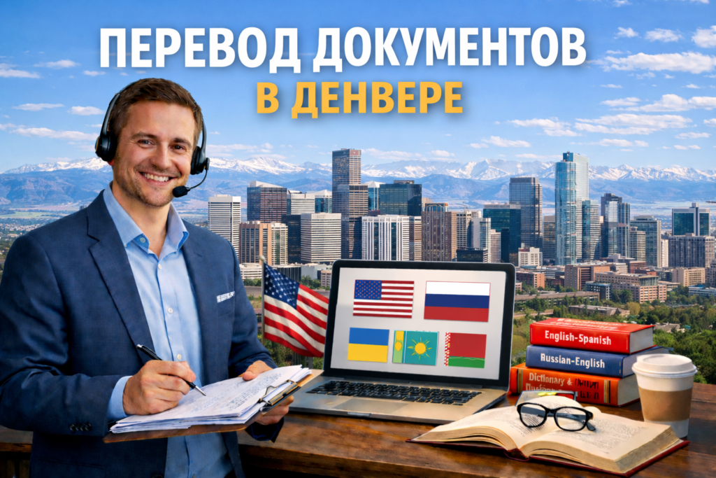 Перевод документов в Денвере Колорадо (Denver Colorado), Сертифицированный перевод для USCIS