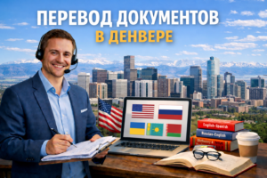 Перевод документов в Денвере Колорадо (Denver Colorado), Сертифицированный перевод для USCIS
