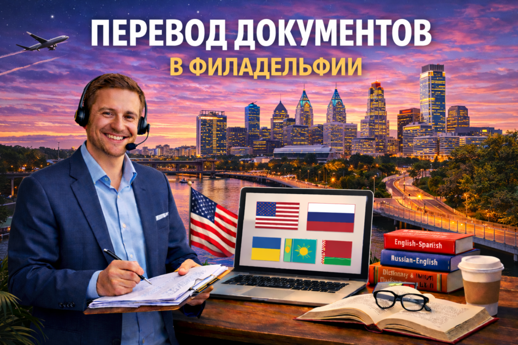 Перевод документов в Филадельфии Пенсильвания (Philadelphia Pennsylvania), Сертифицированный перевод для USCIS