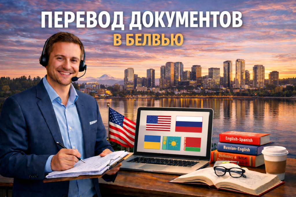 Перевод документов в Белвью Вашингтон (Bellevue Washington)