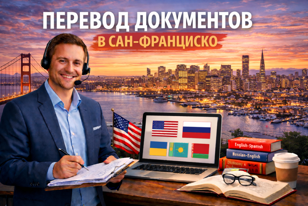 Перевод документов в Сан-Франциско Калифорния (San Francisco California) сертифицированный перевод для USCIS