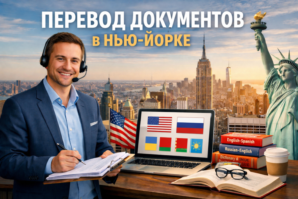Перевод документов в Нью-Йорке (New York NYC)