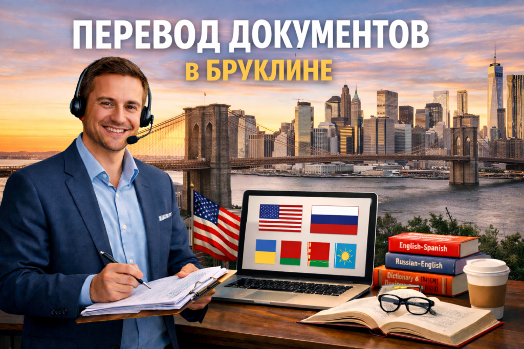 Перевод документов в Бруклине Нью-Йорк (Brooklyn New York)