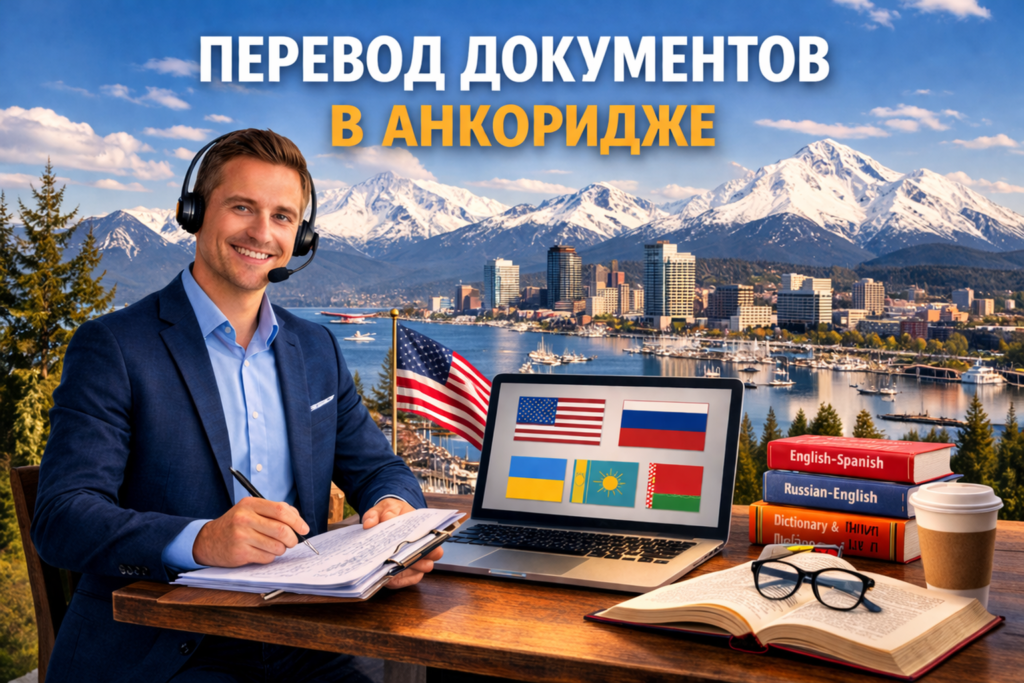 Перевод документов в Анкоридж Аляска (Anchorage Alaska), Сертифицированный перевод для USCIS