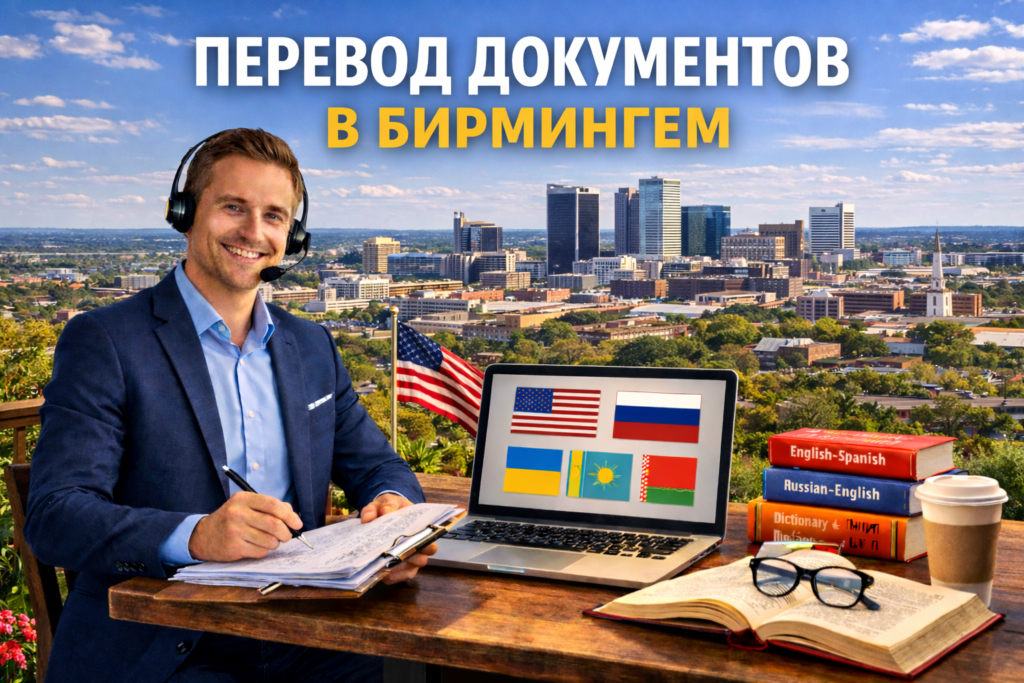 Перевод документов в Бирмингеме Алабама (Birmingham Alabama), Сертифицированный перевод для USCIS