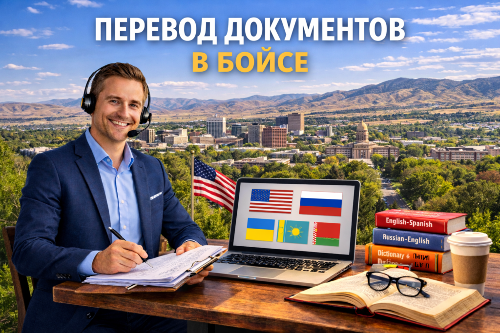 Перевод документов в Бойсе Айдахо (Boise Idaho), Сертифицированный перевод для USCIS