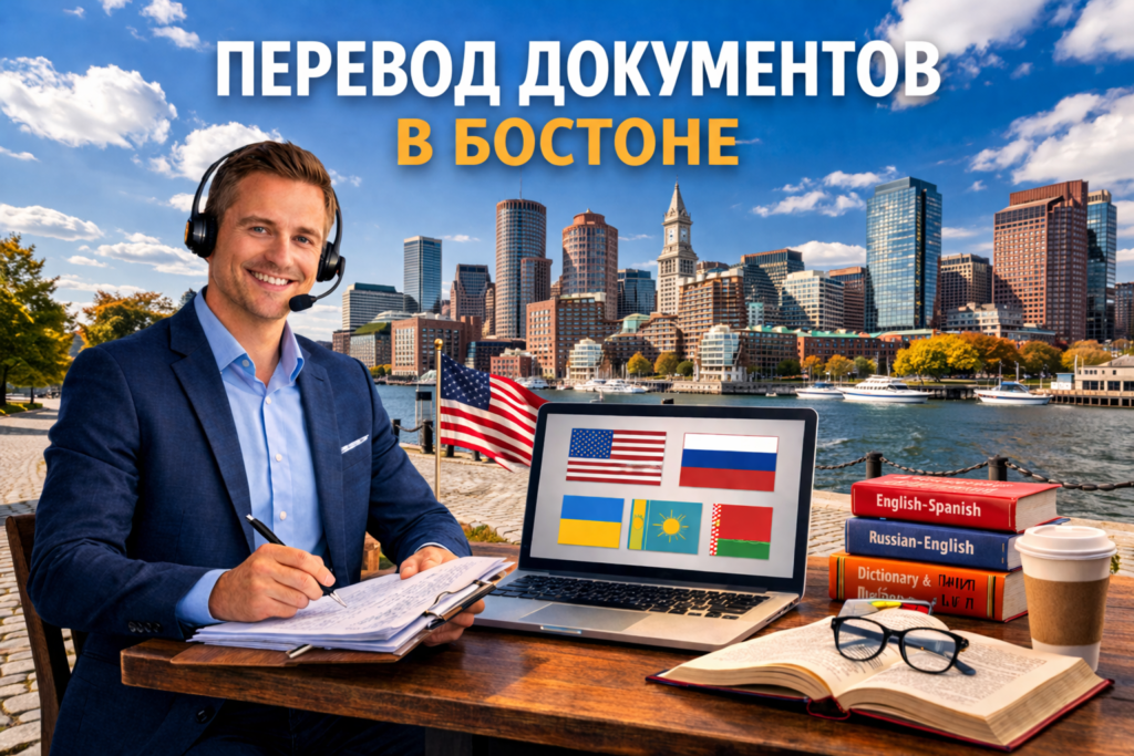 Перевод документов в Бостоне Массачусетс (Boston Massachusetts), Сертифицированный перевод для USCIS