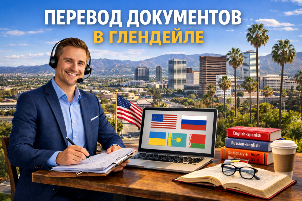Перевод документов в Глендейле Калифорнии (Glendale California), Сертифицированный перевод для USCIS