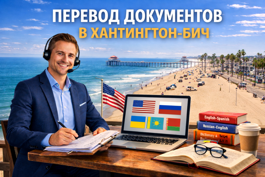 Перевод документов в Хантингтон-Бич Калифорния (Huntington Beach California), Сертифицированный перевод для USCIS