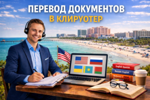 Перевод документов в Клируотере Флорида (Clearwater Florida), Сертифицированный перевод для USCIS