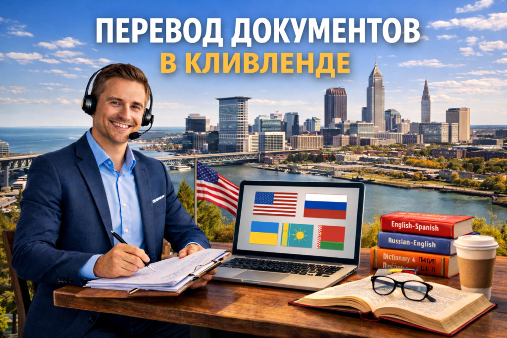 Перевод документов в Кливленде Огайо (Cleveland Ohio), Сертифицированный перевод для USCIS