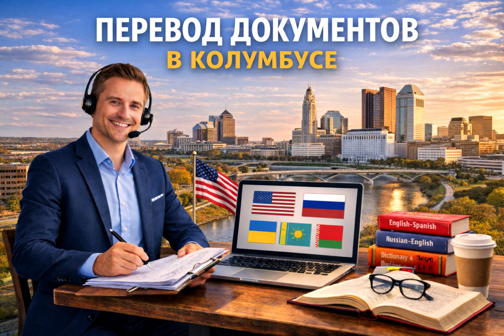 Перевод документов в Колумбусе Огайо (Columbus Ohio), Сертифицированный перевод для USCIS