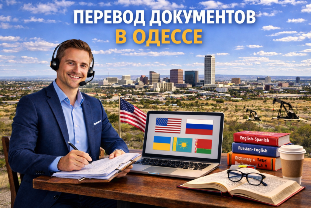 Перевод документов в Одессе Техас (Odessa Texas), Сертифицированный перевод для USCIS