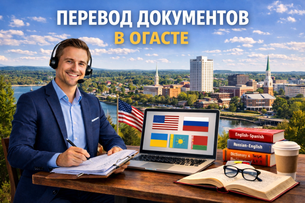 Перевод документов в Огаста Джорджия (Augusta Georgia), Сертифицированный перевод для USCIS