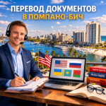 Перевод документов в Помпано-Бич Флорида (Pompano Beach Florida), Сертифицированный перевод для USCIS