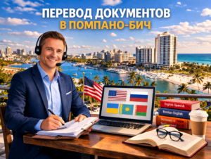 Перевод документов в Помпано-Бич Флорида (Pompano Beach Florida), Сертифицированный перевод для USCIS