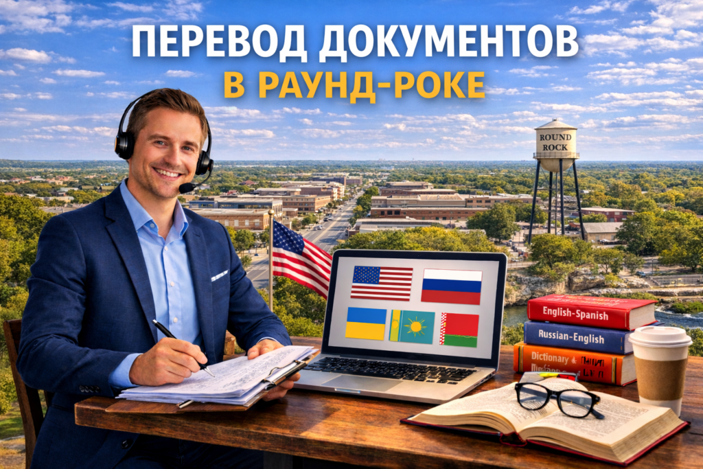 Перевод документов в Раунд-Роке Техас (Round Rock Texas), Сертифицированный перевод для USCIS