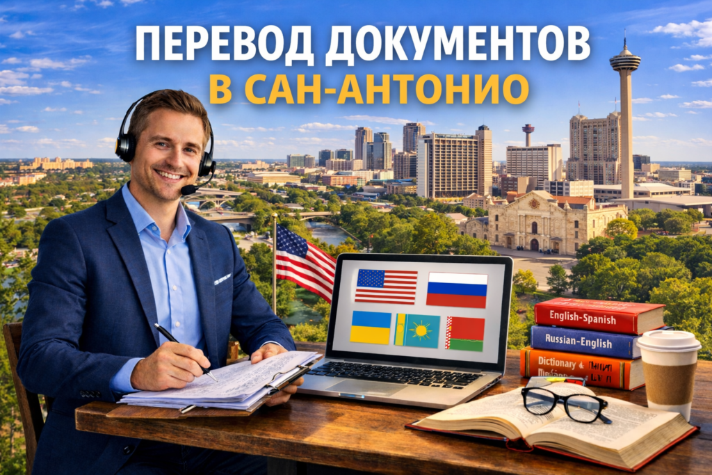 Перевод документов в Сан-Антонио Техас (San Antonio Texas), Сертифицированный перевод для USCIS