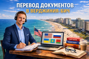 Перевод документов в Верджиния-Бич Виргиния (Virginia Beach Virginia), Сертифицированный перевод для USCIS