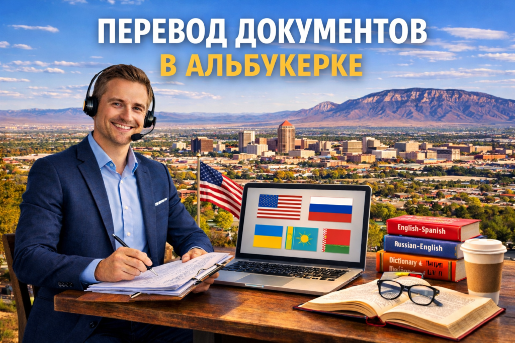 Перевод документов в Альбукерке Нью-Мексико (Albuquerque New Mexico), Сертифицированный перевод для USCIS