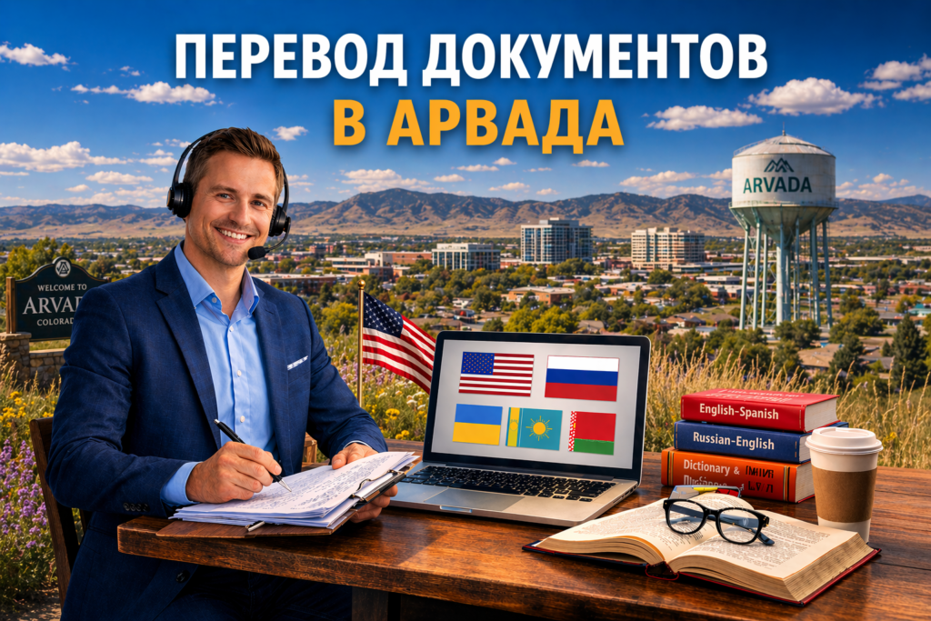 Перевод документов в Арваде Колорадо (Arvada Colorado), Сертифицированный перевод для USCIS
