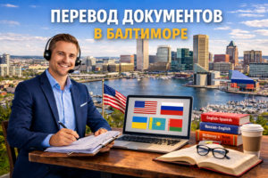 Перевод документов в Балтимор Мэриленд (Baltimore Maryland), Сертифицированный перевод для USCIS
