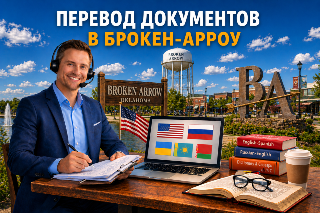 Перевод документов в Брокен-Арроу Оклахома (Broken Arrow Oklahoma), Сертифицированный перевод для USCIS
