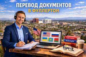 Перевод документов в Фуллертоне Калифорния (Fullerton California), Сертифицированный перевод для USCIS
