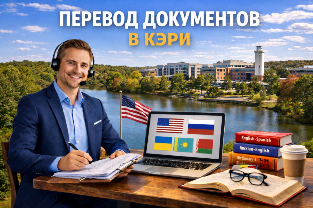 Перевод документов в Кэри Северная Каролина (Cary North Carolina),
Сертифицированный перевод для USCIS