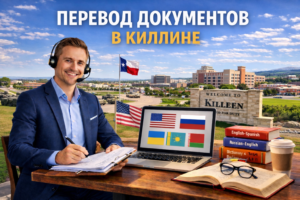 Перевод документов в Киллин Техас (Killeen Texas), Сертифицированный перевод для USCIS