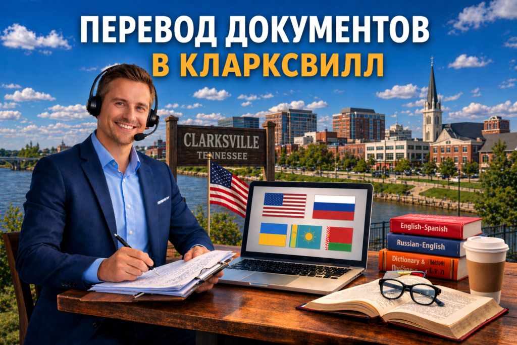 Перевод документов в Кларксвилл Теннесси (Clarksville Tennessee), Сертифицированный перевод для USCIS