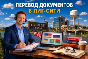 Перевод документов в Лиг-Сити Техас (League City Texas), Сертифицированный перевод для USCIS