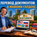Перевод документов в Майами-Гарденс Флорида (Miami Gardens Florida), Сертифицированный перевод для USCIS