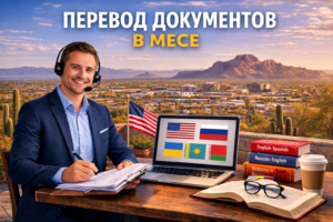 Перевод документов в Месе Аризона (Mesa Arizona), Сертифицированный перевод для USCIS