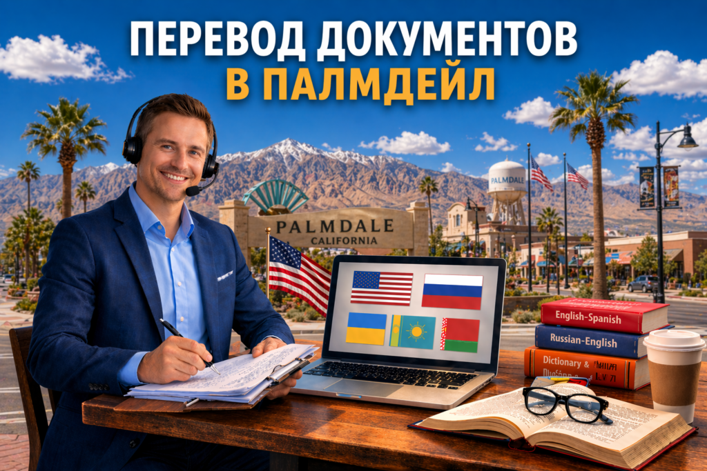 Перевод документов в Палмдейле Калифорния (Palmdale California), Сертифицированный перевод для USCIS