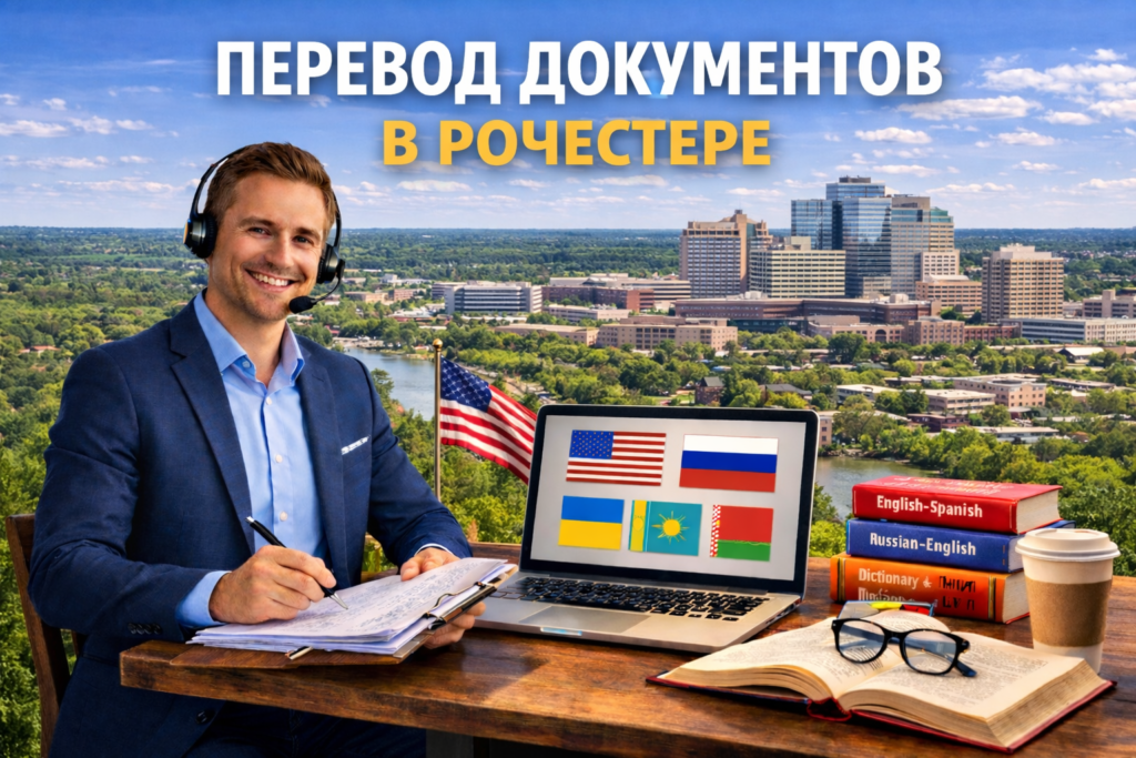 Перевод документов в Рочестере Миннесота (Rochester Minnesota), Сертифицированный перевод для USCIS