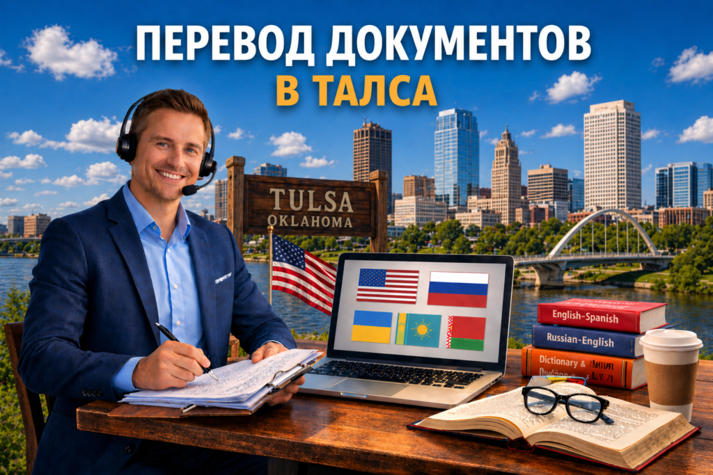 Перевод документов в Талса Оклахома (Tulsa Oklahoma), Сертифицированный перевод для USCIS
