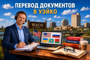 Перевод документов в Уэйко Техас (Waco Texas), Сертифицированный перевод для USCIS