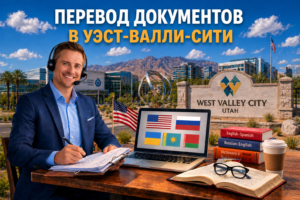 Перевод документов в Уэст-Валли-Сити Юта (West Valley City Utah), Сертифицированный перевод для USCIS