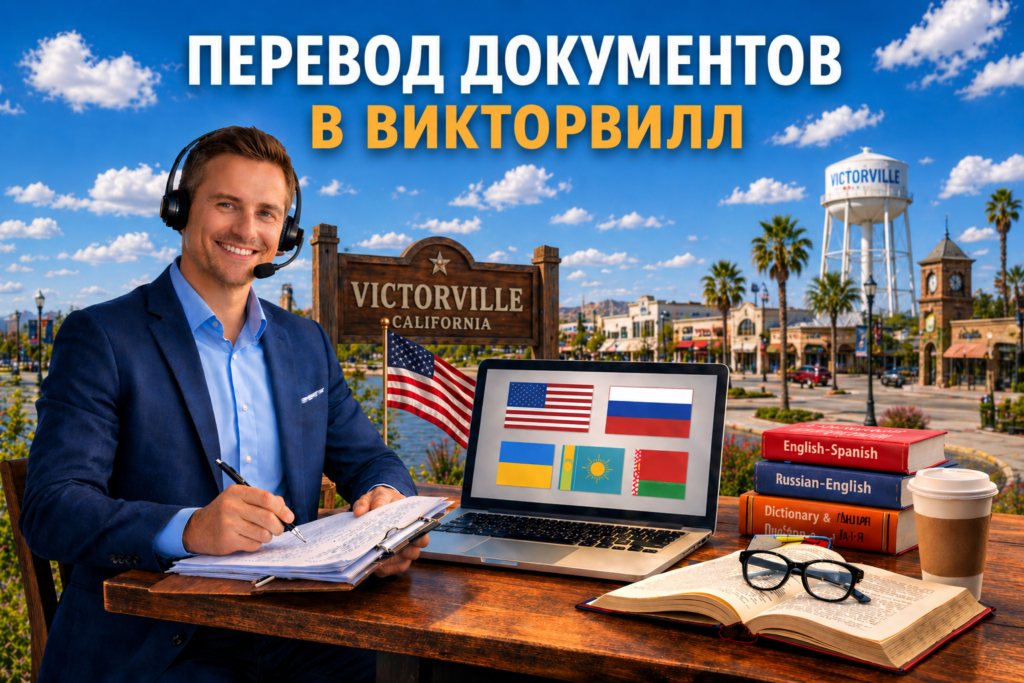 Перевод документов в Викторвилле Калифорния (Victorville California), Сертифицированный перевод для USCIS