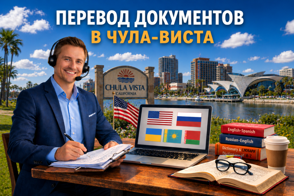 Перевод документов в Чула-Виста Калифорния (Chula Vista California), Сертифицированный перевод для USCIS