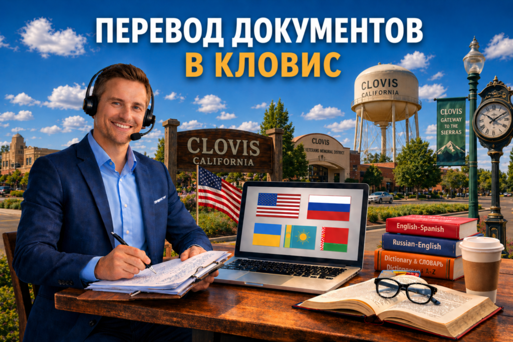 Перевод документов в Кловисе Калифорния (Clovis California), Сертифицированный перевод для USCIS