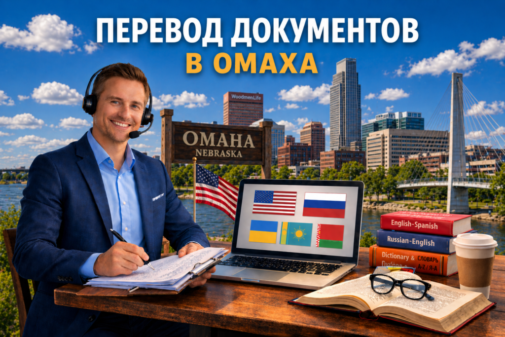 Перевод документов в Омаха, Небраска (Omaha, Nebraska) - сертифицированный перевод для USCIS